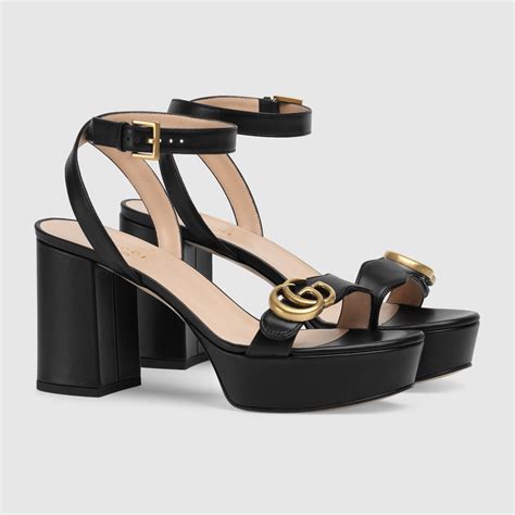 sandalias de plataforma gucci|gucci women's sandals.